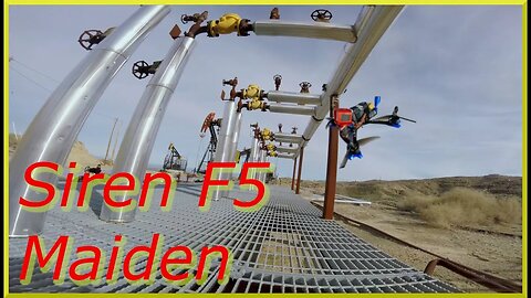Siren F5 Real First Maiden in the Wild | Siren F5 Split | Fettec F7 | Reaper F4 Esc | T-motor F80