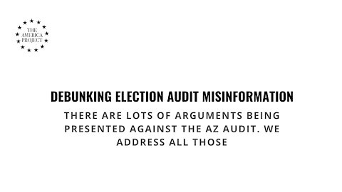 Debunking the misinformation about election audit