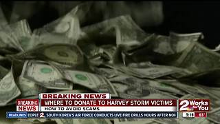 Where to donate for Harvey storm victims, avoid scammers