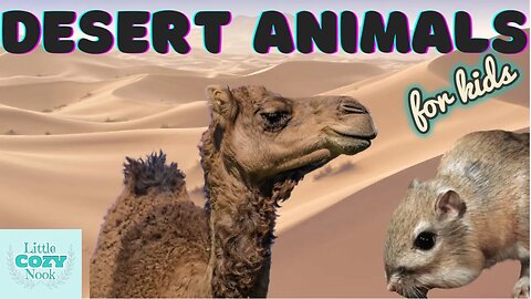 🐪 Desert Animals for Kids 🌵| Educational READ ALOUD for children