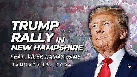President Trump's Rally in Atkinson, NH (1/16/24) | Feat. Vivek Ramaswamy