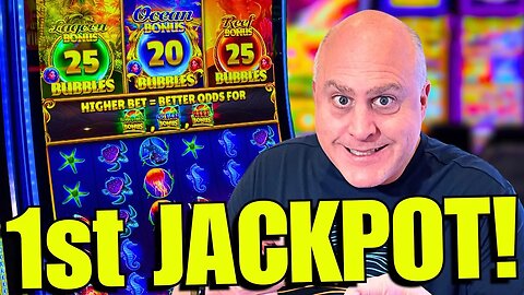 FIRST EVER JACKPOT RECORDED ON THIS NEW SLOT MACHINE!