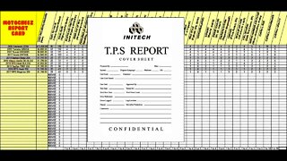 Chinese Motorcycle report card. MotoCheez Comparing Rating Ranking (TPS Report)