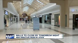 All shopping malls and bowling alleys statewide ordered to close at 8 p.m. Thursday