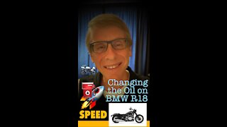 Changing the Engine Oil on a BMW R18 Motorcycle. Wow!