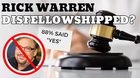 RICK WARREN Disfellowshipped: The Issue of Female Pastors Divide the Southern Baptist Convention