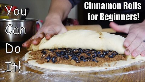 Blueberry Cinnamon Rolls | Beginner's Guide to Yeast | My Ugly Kitchen