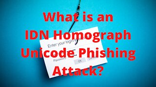What is an IDN Homograph Unicode Phishing Attack?