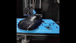 black ferrari f40 3d printed time lapse