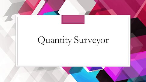 Quantity Surveyor | CCM