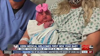 First New Year baby born at Kern Medical at 12:01 a.m.