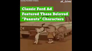 Classic Ford Ad Featured These Beloved “Peanuts” Characters