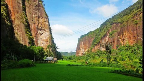 Beautiful Harau Landscape West Sumatra - Indonesia