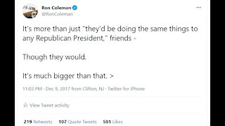 Greatest Twits by Ron Coleman - It wasn't really about Trump at all