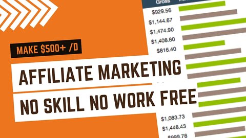MAKE 500 Dollars A Day, Affiliate Marketing, Free Traffic, USE THIS FREE TRICK