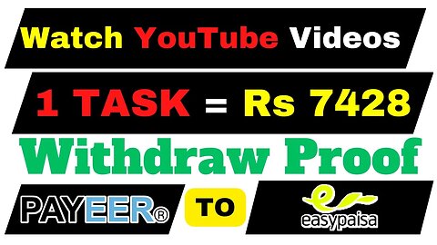 Live Withdraw Earn Money Online Without Investment || My Online Earning Live Witdraw Proof YouTube