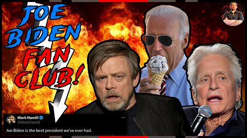 Mark Hamill and Michael Douglas FAIL Defending Biden!