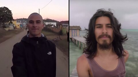Man documents growing his hair out for two whole years