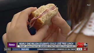 Nearly One Million Students Could Lose Free Lunch