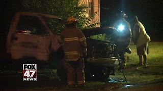 Investigators looking into cause of truck fire