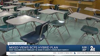 Mixed views on BCPS Hybrid plan