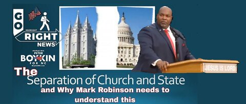 SEPARATION OF CHURCH AND STATE IS CRITICAL AND MARK ROBINSON IS A DANGER TO THE REPUBLICAN PARTY