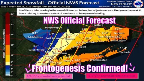 Official Nor'easter Forecast From National Weather Service- The WeatherMan Plus Weather Channel