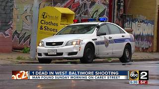 Two dead in separate shootings in west Baltimore