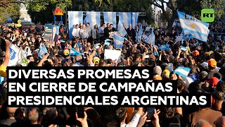 Promesas de los principales aspirantes a la presidencia en Argentina