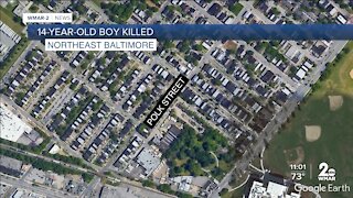 14-year-old shot and killed in Northeast Baltimore