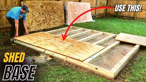 How to Build a Shed Floor (DIY Shed Floor Base Construction Process)