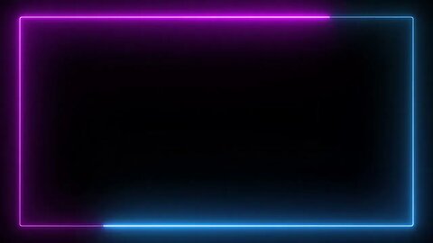 Blue And Pink Neon Border Overlay Background Motion Graphics 4K 30fps Copyright Free