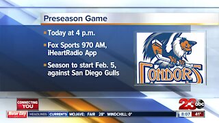 Condors kick off preseason Sunday afternoon