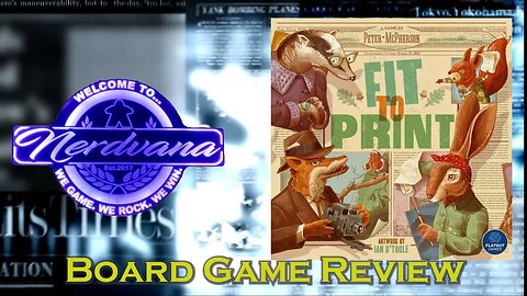 Fit to Print Board Game Review