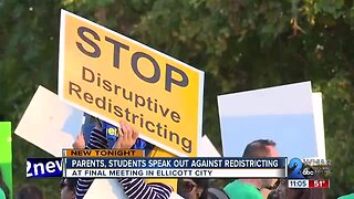 Parents, students speak out against redistricting in Howard County