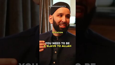 You need to be a slave to Allah #imamomarsuleiman #omarsuleiman #islam #thedeenshow