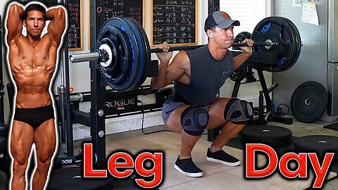 LIVE Leg Workout and Q&A – Getting JACKED in the GARAGE (August 2023)