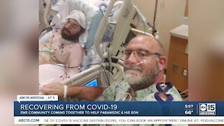 EMS community helps paramedic as he and his son battle COVID-19