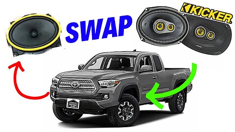 3RD GENERATION TACOMA FRONT DOOR SPEAKER INSTALL - Kicker Plug & Play Upgrade