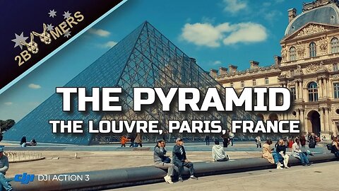 THE PYRAMID THE LOUVRE PARIS FRANCE