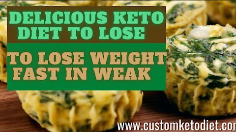 Want To Lose Weight Fast! Try This Keto Spinach & Cheese Egg Bites For Result in Weak or Less