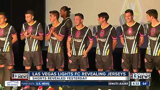 Las Vegas Lights soccer team unveils jerseys