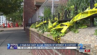 Three dead, 15 shot, including two-year-old in seven Saturday shootings in Baltimore