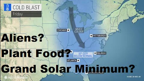 Mother Nature To Deliver Arctic Blast For Christmas - Plant Food Will Override The Sun - Lisa Upton