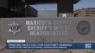 MCSO Sheriff Paul Penzone faces calls for contempt hearings
