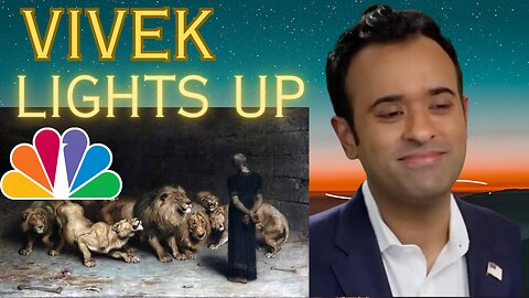 Vivek Lights Up the Lion's Den on NBC's Meet the Press
