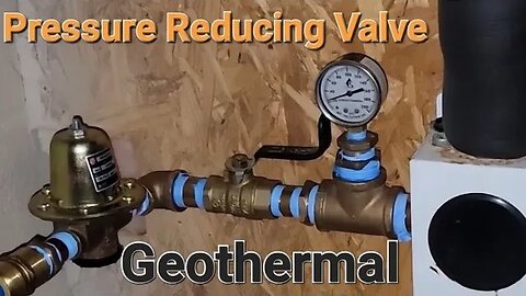 Adjusting a Pressure Redcucing Valve #reducingvalve #pressurereducingvalve #geothermal #hvac
