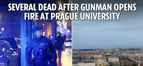 15 dead and dozens injured after gunman opens fire at Prague university shooting at fleeing crowds