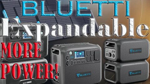 Bluetti Expandable Power Station For AC200max AC300MAX B300 LiFePO4 Battery Backup Review