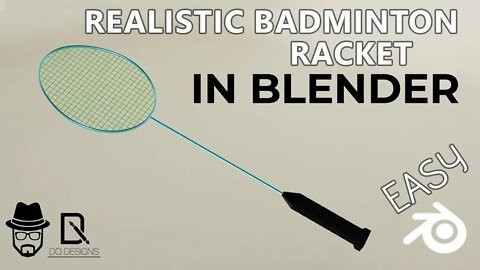 Badminton Racket in Blender Tamil Tutorial | DQ Design in Tamil
